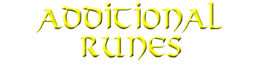 Additional Runes