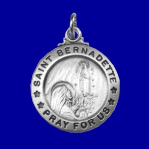 St Bernadette medallian