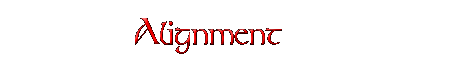 Alignment