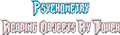 Reading Objects By Touch